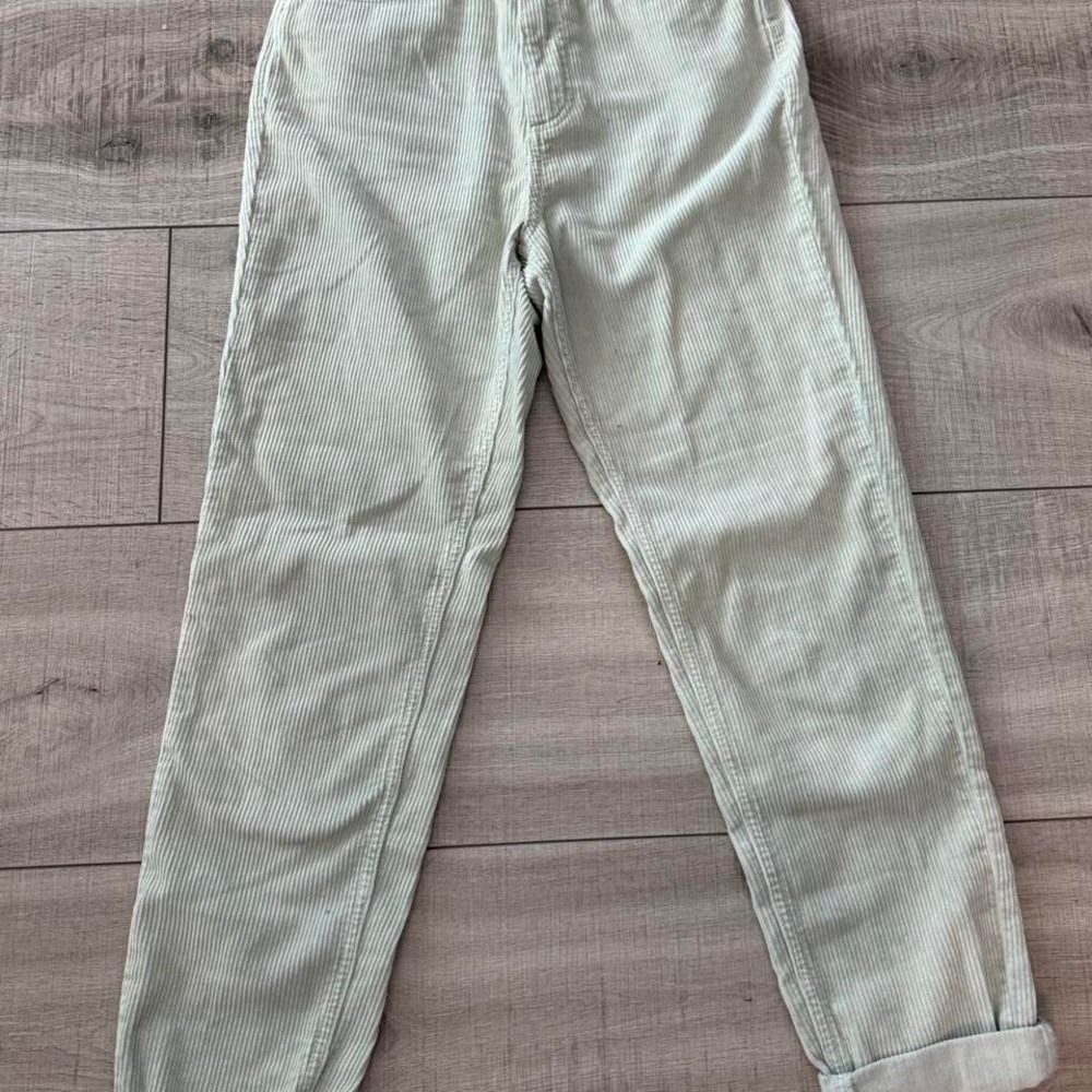 BDG Urban Outfitters Corduroy Mom Pants‎ High Rise Cream 27